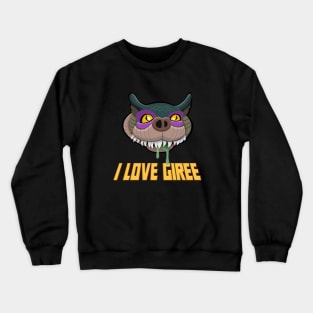 I Love Giree - No Heart - Yellow Crewneck Sweatshirt